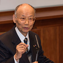 Satoshi Ōmura, Nobelpristagare i medicin i Stockholm december 2015.