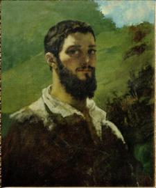 Portrait d'homme dit Portrait de l'artiste par lui-même (1850-1853), Ny Carlsberg Glyptotek.