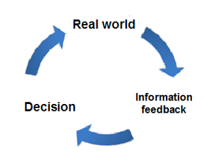English: Process of learning as feedback