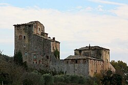 The castle of Palazzaccio di Toiano