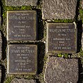 Stolpersteine Arthur, Jenny, Wilhelm Metzger