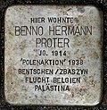 Stolperstein für Benno Hermann Proter (Lochnerstraße 11)