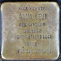 Stolperstein für Anna Levi (Luxemburger Straße 5)