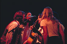 Photo of Supertramp performing in the Breakfast in Europe Tour of 1980