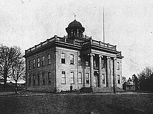 The original University building, c. 1870. Territorial University of Washington - c1870.jpg