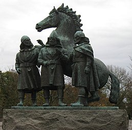 Пам'ятник Три царі, скульптор Арвід Келлстрем