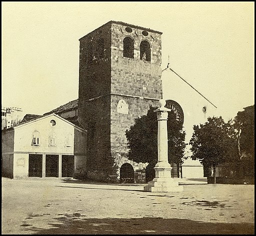 Trieste intorno a 1880. Chiesa S. Giusto