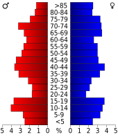 Bevolkingspiramide Haskell County