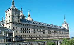 Az Escorial déli homlokzata