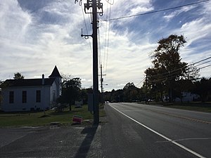 View southward along New York Road in Oceanville