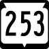 State Trunk Highway 253 marker