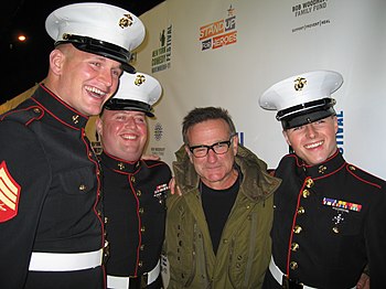 American comedian Robin Williams at "Stan...