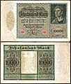 Zehntausend Mark Notgeldschein, Reichsbank Berlin (1922)