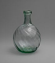 bottle with greenish tint