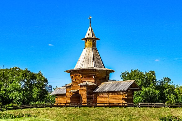 773. Проездная башня Николо-Карельского монастыря, Нагатинский Затон, Южный округ Автор — Никонико962