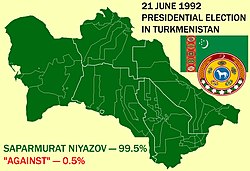 Eleições presidenciais no Turcomenistão em 1992