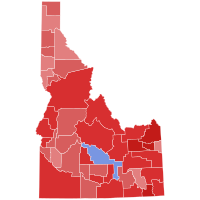 2002 United States Senate election in Idaho results map by county.svg