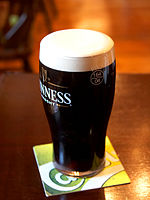 A pint of Guinness