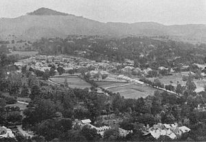 A picture of Abbottabad city taken in 1907