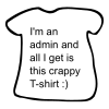 Admin T-shirt.svg