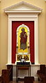 An altar including St. Padre Pio of Pietrelcina in All Saints Catholic Church in Walton, Kentucky, USA
