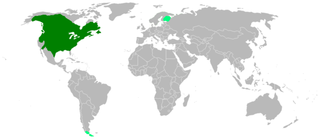 Mapa występowania