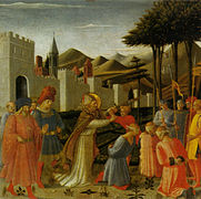 Saint Nicolas sauve trois condamnés à mort.