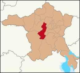 Distretto di Sincan – Mappa