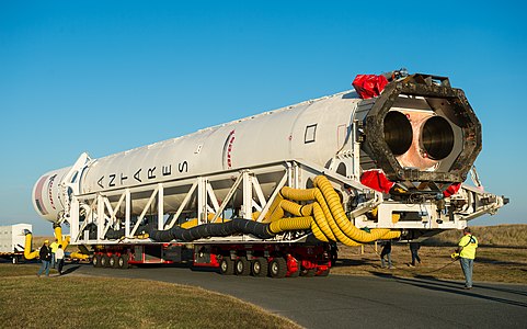 Rollout of Antares to launch pad