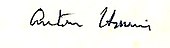signature d'Antônio Houaiss
