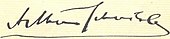 signature d'Arthur Schnitzler