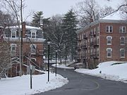 Asbury and Embury Halls, Drew University, Madison, New Jersey, 1867.