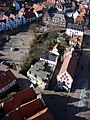 KAP-Aufnahme der Altstadt vom Bad Salzuflen. Salzhof und historisches Rathaus.