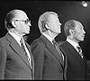 At the signing of the Camp David Accords