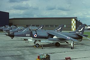 Sea Harriers in 1980