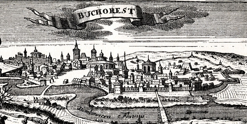 Файл:Bucharest, woodcut, published in Leipzig in 1717.jpg