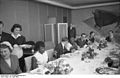 Essen für den ghana- ischen Informationsmi- nister, Kofi Baako, am 20.04.1959 im Presseclub in Bonn, 003