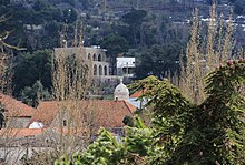 Christian Church and Druze Khalwa in Chouf District: Historically; the Druzes and the Christians in the Shuf Mountains lived in complete harmony. Christian Church and Druze khalwa in Maaser el Chouf.jpg