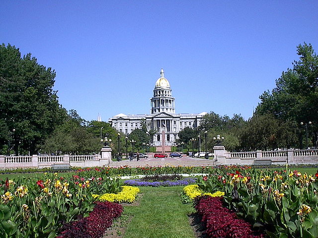 The Colorado State Capitol in Denver