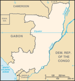Brazzaville is located in Congo Kiōng-hô-kok