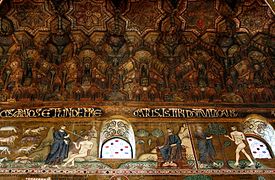 Палатинская капелла в Палермо (Италия), выстроенная по приказу сицилийского короля Рожера II в 1132 году