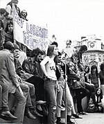 Gay Pride en 1972 à Londres.
