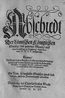 Front page of the document