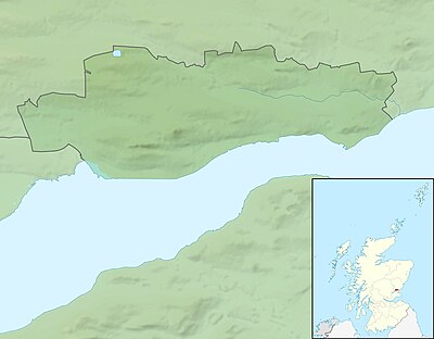 Location map Scotland Dundee