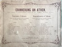 Mappenwerke mit Stahlstichen: Album zur Erinnerung an Constantinopel (Ledermappe mit 28 Stichen, 1863), Erinnerung an Athen (Kartonausführung mit 12 Stichen, 1860)