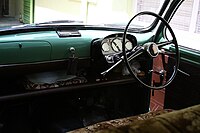 Early model Fiat 1100 interior