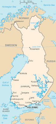 Finlandia - Mappa