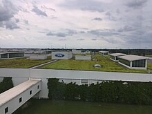 Green roof that covers part of the Ford River Rouge Complex. Ford Rouge Plant green roof 2019.jpg