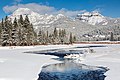 Soda Butte Creek im Winter