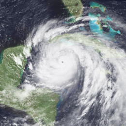 Hurricane Gilbert - click to enlarge